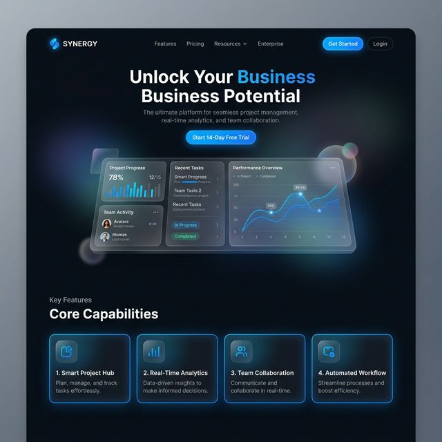 SaaS Landing Page